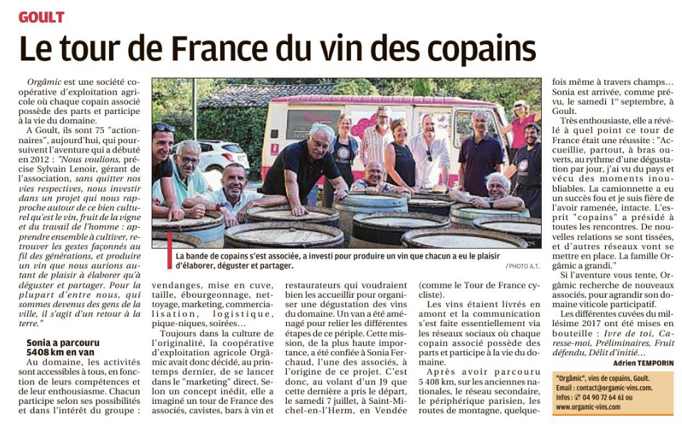 Le tour de France du vin des copains