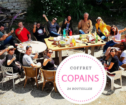coffret de 24 bouteilles du domaine Orgâmic